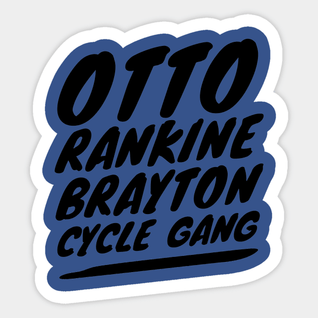 OTTO RANKINE BRAYTON CYCLE GANG GRAPHIC Sticker by AdventureWizardLizard